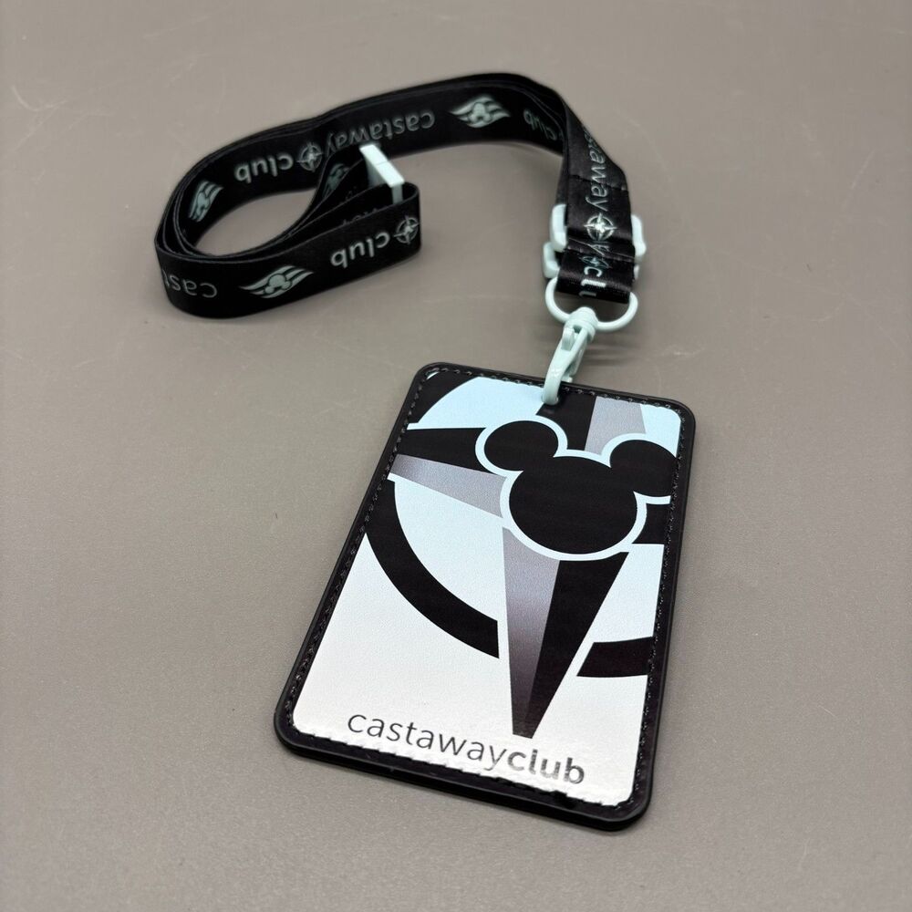 Disney Cruise Line Platinum Castaway Club Lanyard 2026 Edition DCL ID Holder